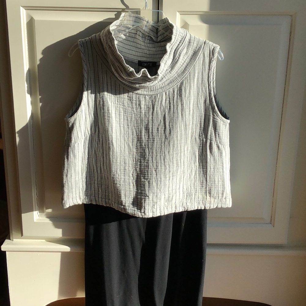 Comfy USA Top or Vest with Wire Neck